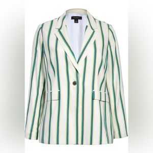 Halogen Stripe Twill Blazer